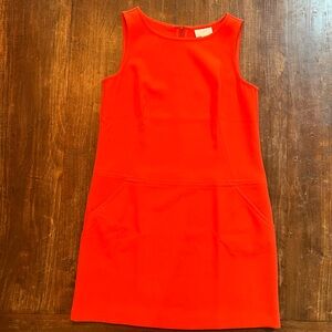 LOFT Orange Sheath Dress NWT size 8P
